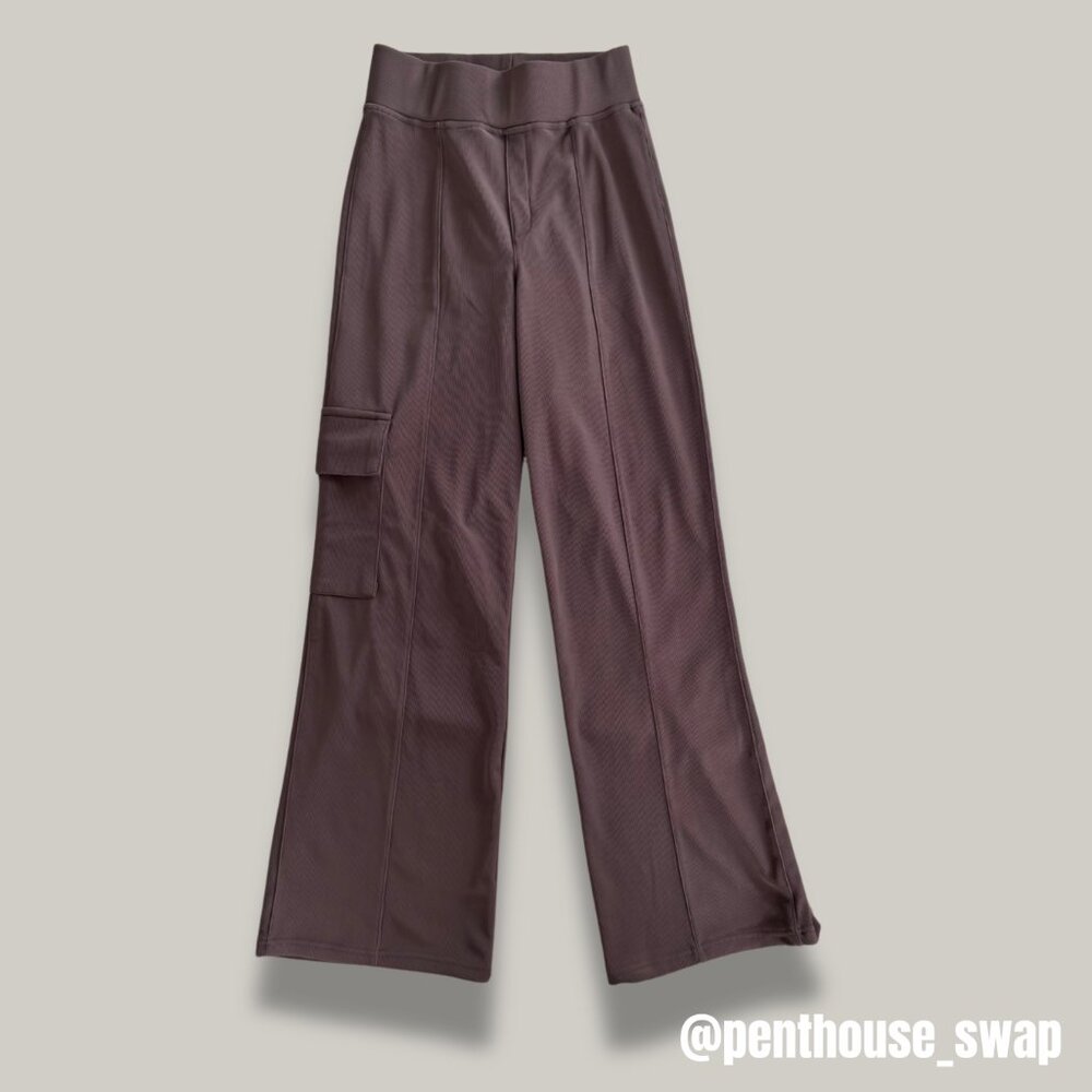 Brown Wide Leg Leggings, Size M (fits like S)